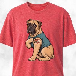 I Love Mom Tattoo Cane Corso T Shirt Gift For Mom