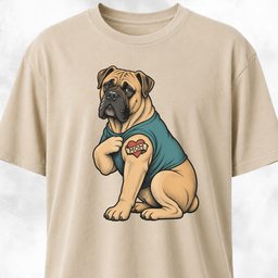 I Love Mom Tattoo Cane Corso T Shirt Gift For Mom