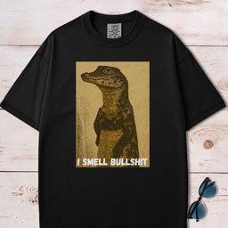 I Smell Bullshit Crocodile T Shirt Gift For Dog Lover