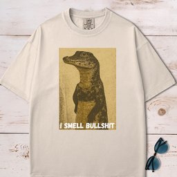 I Smell Bullshit Crocodile T Shirt Gift For Dog Lover