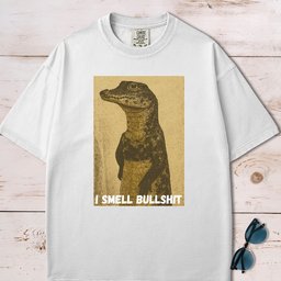 I Smell Bullshit Crocodile T Shirt Gift For Dog Lover