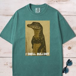I Smell Bullshit Crocodile T Shirt Gift For Dog Lover