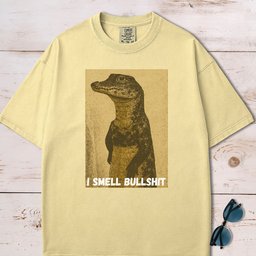 I Smell Bullshit Crocodile T Shirt Gift For Dog Lover
