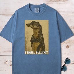 I Smell Bullshit Crocodile T Shirt Gift For Dog Lover