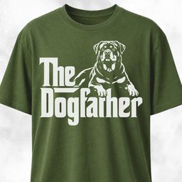 The Dogfather Rottweiler T-Shirt
