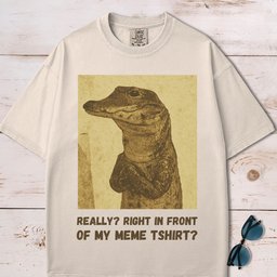 Really Crocodile Meme T Shirt Gift For Dog Lover