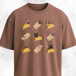 Taco Frenchie T Shirt Gift For Dog Lover