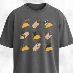 Taco Frenchie T Shirt Gift For Dog Lover