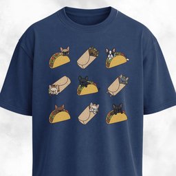 Taco Frenchie T Shirt Gift For Dog Lover