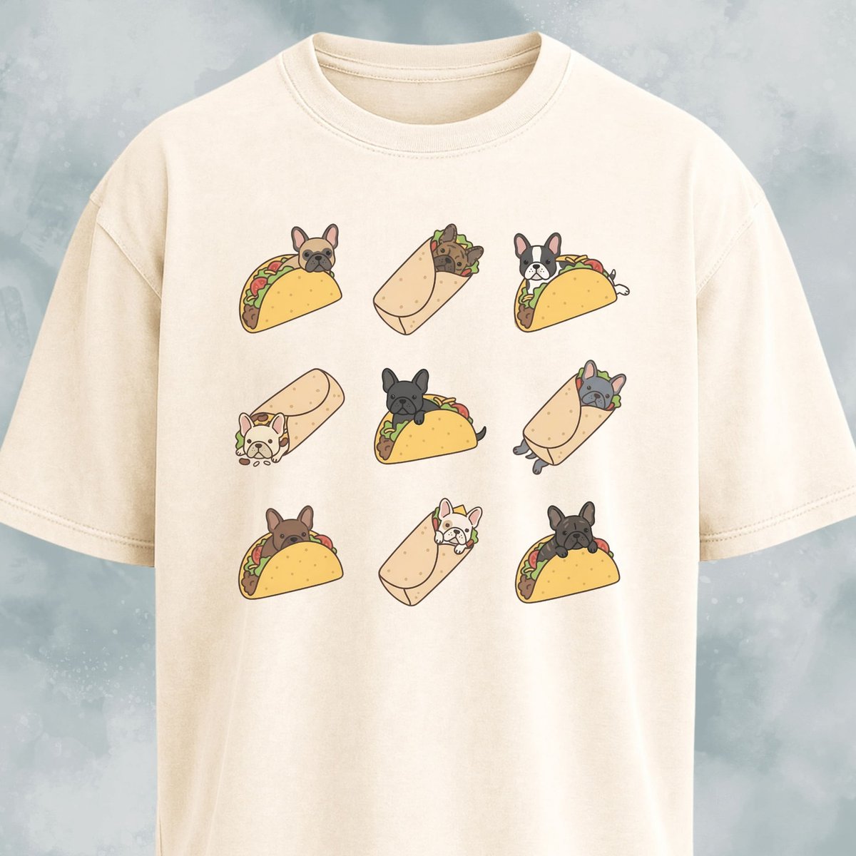 Taco Frenchie T Shirt Gift For Dog Lover