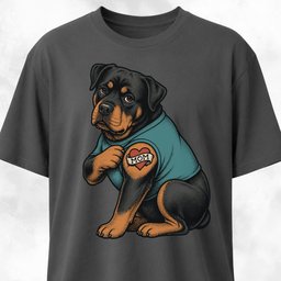 I Love Mom Tattoo Rottweiler T Shirt Gift For Mom