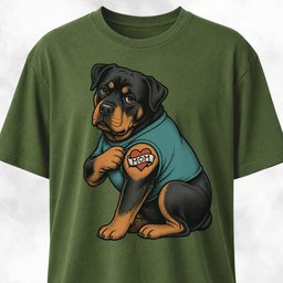I Love Mom Tattoo Rottweiler T Shirt Gift For Mom
