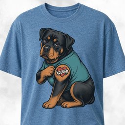 I Love Mom Tattoo Rottweiler T Shirt Gift For Mom