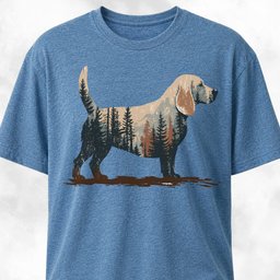 Nature Beagle T Shirt Gift For Dog Lover