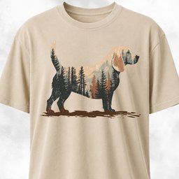 Nature Beagle T Shirt Gift For Dog Lover
