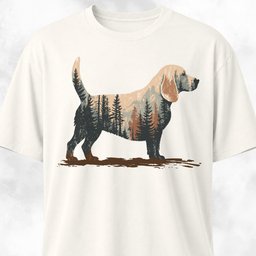 Nature Beagle T Shirt Gift For Dog Lover