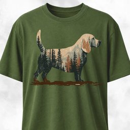 Nature Beagle T Shirt Gift For Dog Lover