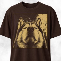 Modern Husky T Shirt Gift For Dog Lover
