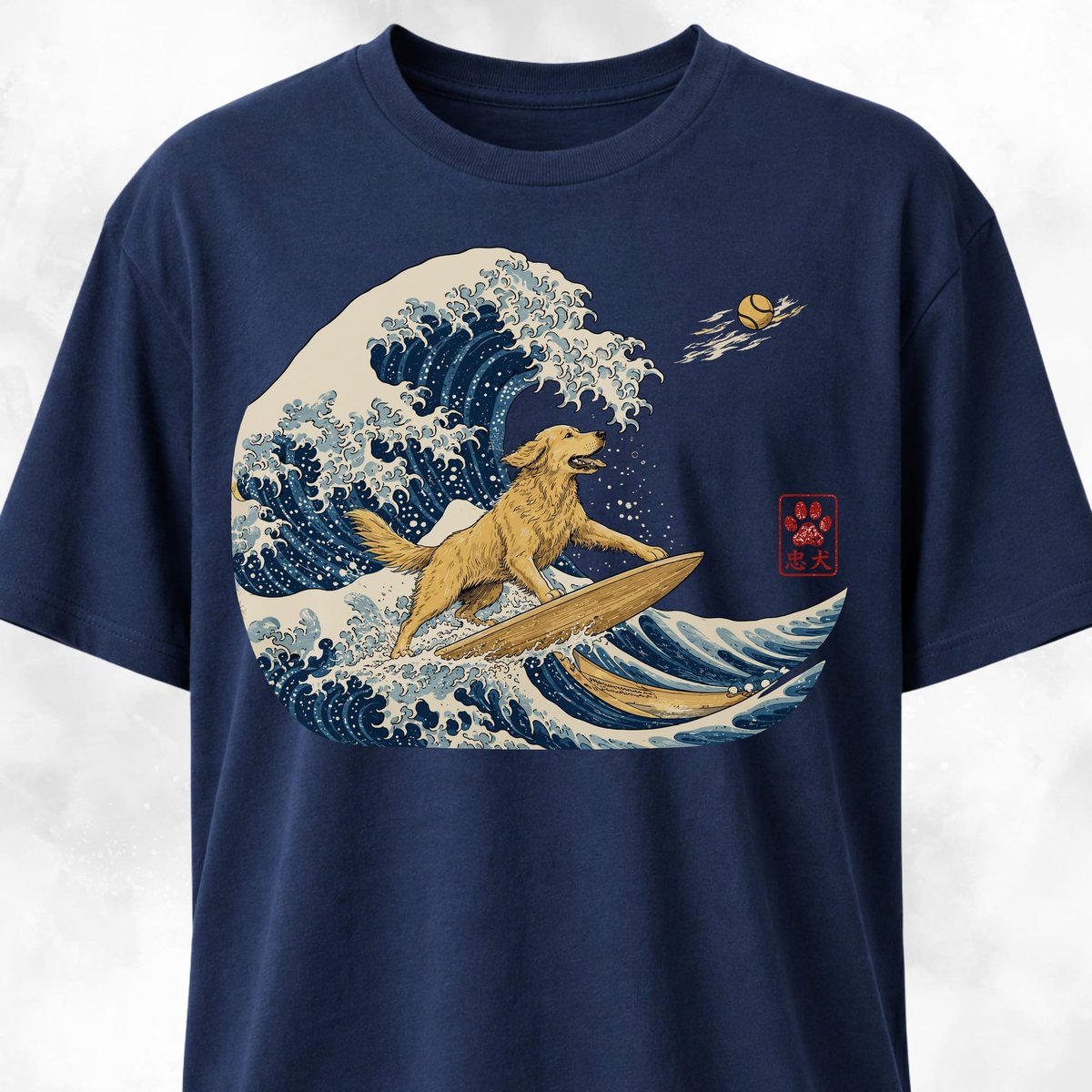 Great Wave Goldie T Shirt Gift For Dog Lover