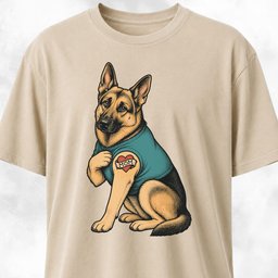 I Love Mom Tattoo German Shepherd T Shirt Gift For Mom
