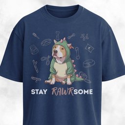 Pitbull In A Dinosaur Costume T Shirt Gift For Dinosaur Lover