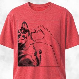 Love Corgi T Shirt Gift For Dog Lover