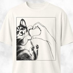 Love Corgi T Shirt Gift For Dog Lover