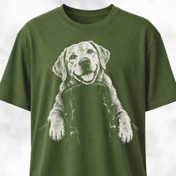 Labrador With Frankensteins Monster T Shirt Gift For Dog Lover
