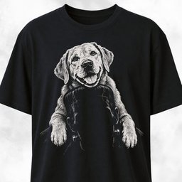 Labrador With Frankensteins Monster T Shirt Gift For Dog Lover