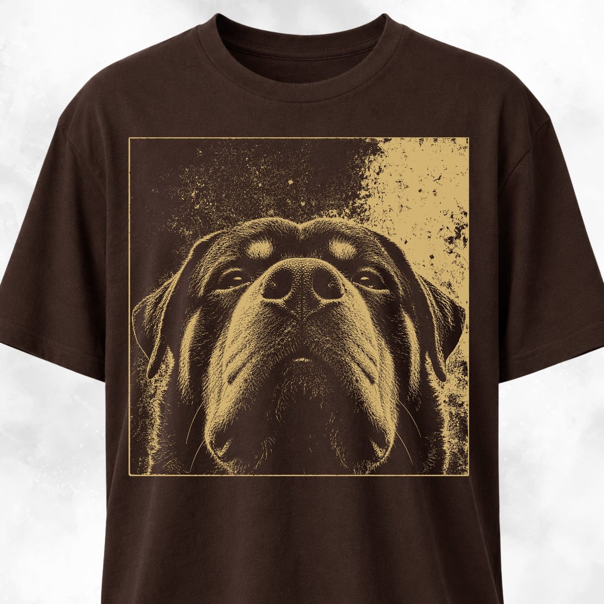 Modern Rottweiler T Shirt Gift For Dog Lover