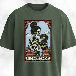 The Doxie Mom Tarot Card T Shirt Gift For Mom
