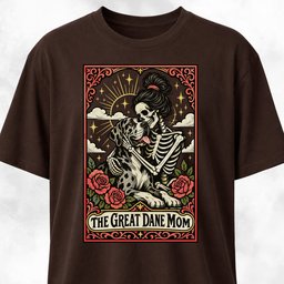 The Great Dane Mom Tarot Card T Shirt Gift For Mom