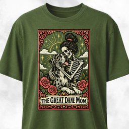 The Great Dane Mom Tarot Card T Shirt Gift For Mom