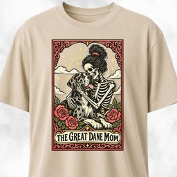 The Great Dane Mom Tarot Card T Shirt Gift For Mom