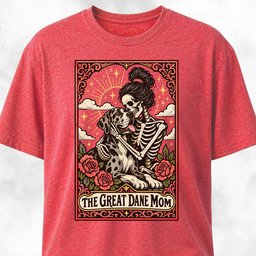 The Great Dane Mom Tarot Card T Shirt Gift For Mom