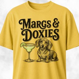 Margs And Doxies T Shirt Gift For Dog Lover