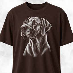 Nostalgic Great Dane T Shirt Gift For Dog Lover
