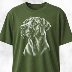 Nostalgic Great Dane T Shirt Gift For Dog Lover