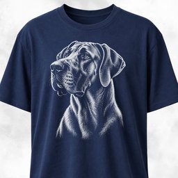 Nostalgic Great Dane T Shirt Gift For Dog Lover