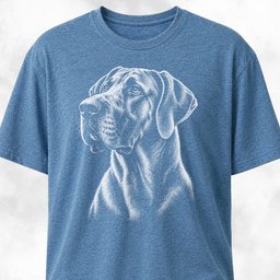 Nostalgic Great Dane T Shirt Gift For Dog Lover