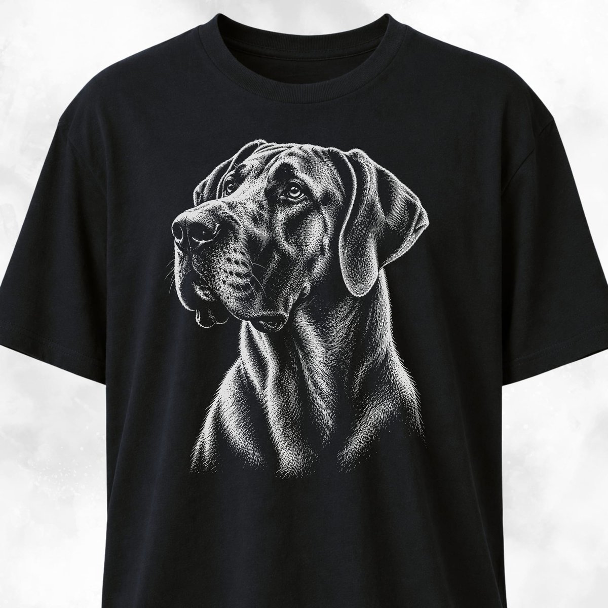 Nostalgic Great Dane T Shirt Gift For Dog Lover