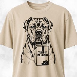 Tears On My Enemies Cane Corso T Shirt Gift For Dog Lover