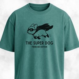 Superhero Frenchie Edition T Shirt Gift For Dog Lover
