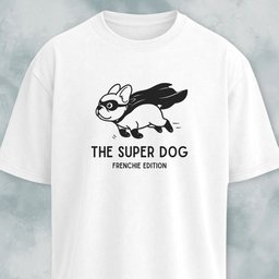 Superhero Frenchie Edition T Shirt Gift For Dog Lover