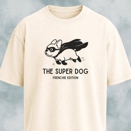 Superhero Frenchie Edition T Shirt Gift For Dog Lover
