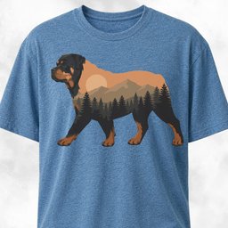 Nature Rottweiler T Shirt Gift For Dog Lover