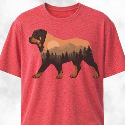 Nature Rottweiler T Shirt Gift For Dog Lover