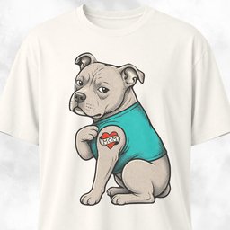 I Love Mom Tattoo Pitbull T Shirt Gift For Mom
