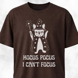 Hocus Pocus French Bulldog Wizard T-Shirt