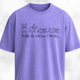 This Is How I Roll Frenchies T Shirt Gift For Dog Lover